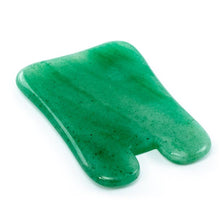 Load image into Gallery viewer, Concave Shape Gua Sha Tool (Green Aventurine Jade) - ReDermaVive by People's Herbs