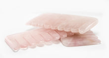 Load image into Gallery viewer, Rose Quartz Scalp Gua Sha Comb