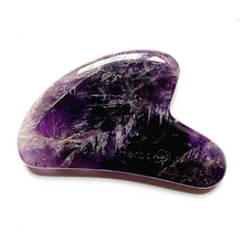 Load image into Gallery viewer, Heart Shape Gua Sha Tool/Stone (Amethyst) - ReDermaVive by People's Herbs