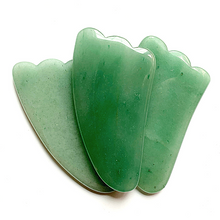 Load image into Gallery viewer, Claw Shape Gua Sha Tool Gua Sha stone (Green Aventurine Jade) - ReDermaVive by People's Herbs
