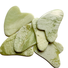 Load image into Gallery viewer, Jade Gua Sha Tool (Heart Shaped)