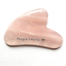 Load image into Gallery viewer, Heart Shape Gua Sha Tool/Stone (Rose Quartz) - ReDermaVive by People's Herbs