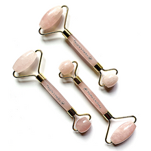 Load image into Gallery viewer, Rose Quartz Face Roller - ReDermaVive by People's Herbs
