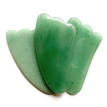 Load image into Gallery viewer, Claw Shape Gua Sha Tool Gua Sha stone (Green Aventurine Jade) - ReDermaVive by People&#39;s Herbs
